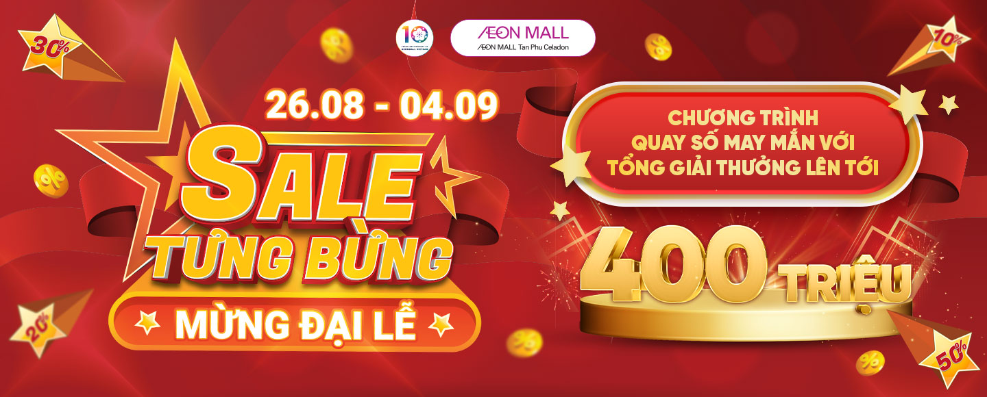 AEON MALL Tân Phú Celadon – Điểm vui chơi và mua sắm tuyệt vời cho gia ...